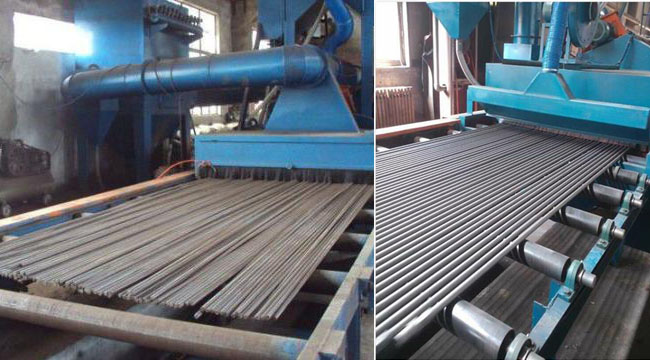 線材拋丸機(jī)，清理機(jī)器圖